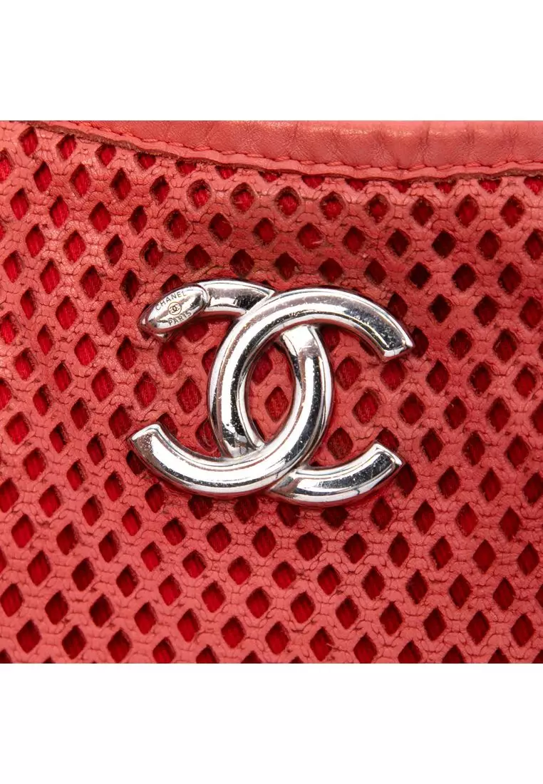 Pre-Loved Chanel Perforated Calfskin Up In The Air Tote
