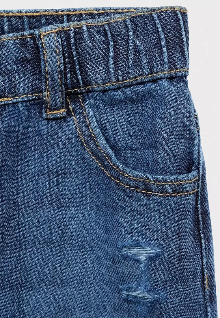 Straight Cotton Jeans