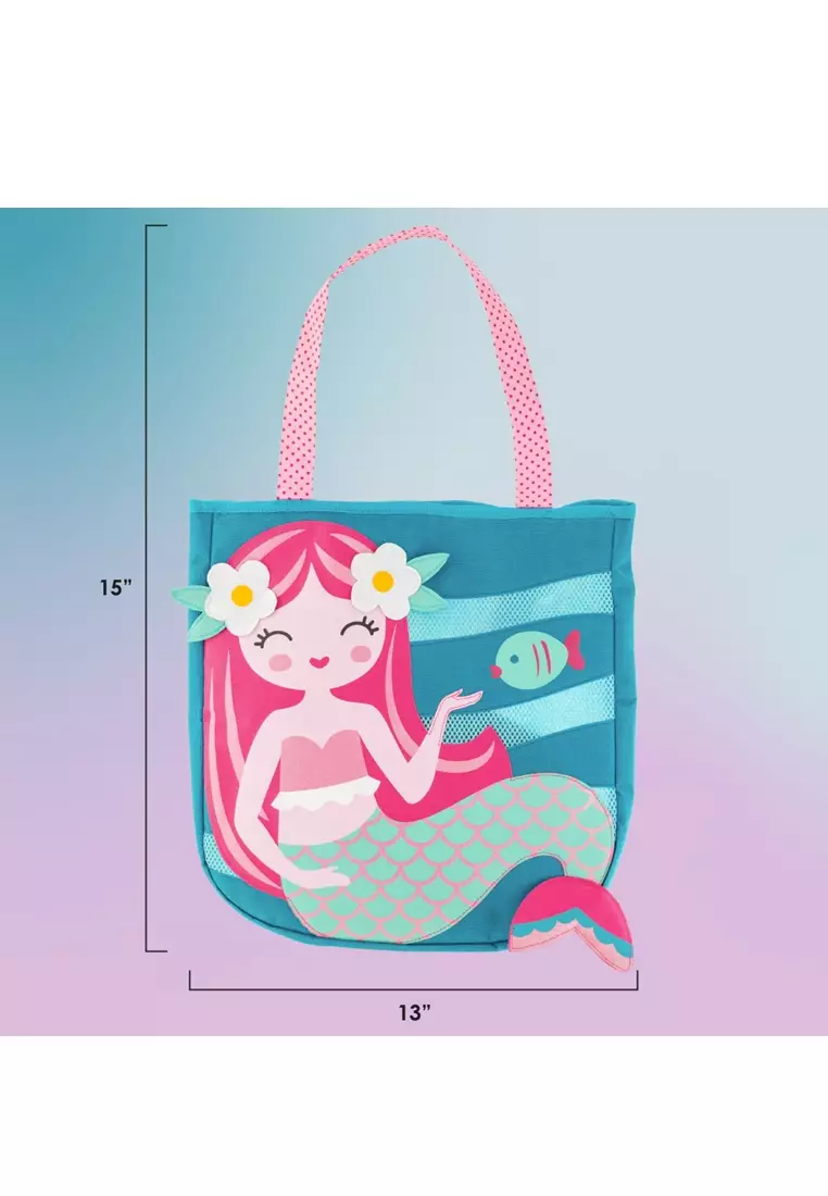 Beach Tote With Sand Toys Mermaid