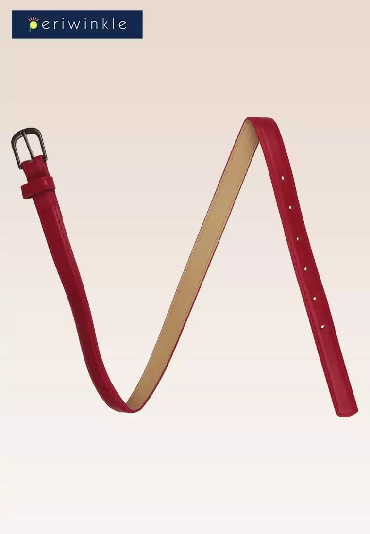 Carly Girls Red Dobby Print Shorts Turn-up Bottom Hem