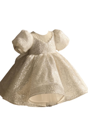 RAISING LITTLE white Xalanda Baby & Toddler Dresses CA630KAADE99F3GS_1