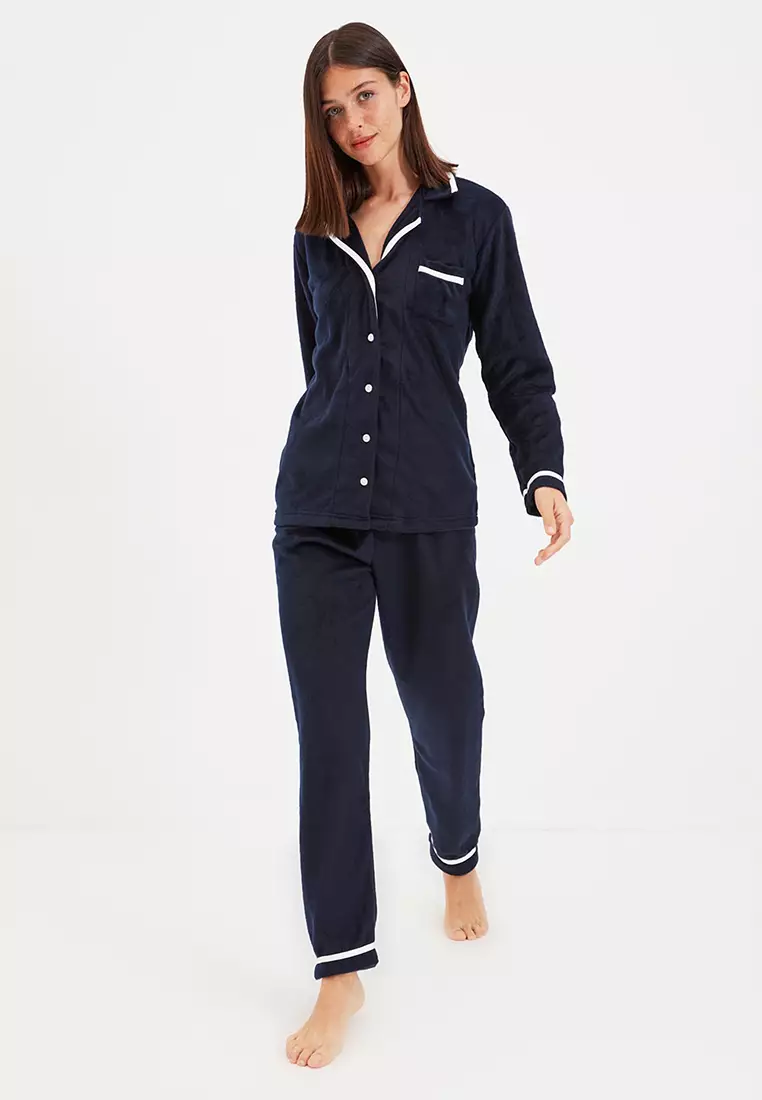 Thick Knitted Pajamas Set