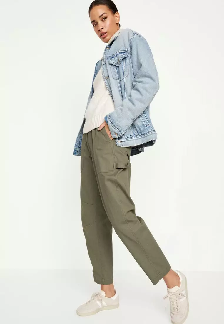High-Waisted Pulla Utility Pants For Women