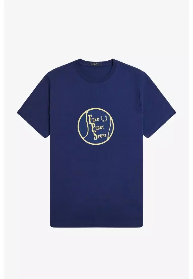 Fred Perry M1773 Fred Perry Tennis T-Shirt (French Navy)