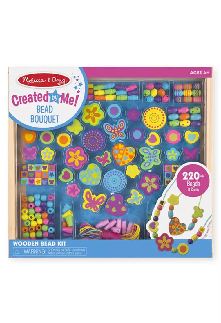 Buy Melissa & Doug Melissa & Doug Created by Me! Bead Bouquet Wooden Bead Kit Stringing Beads