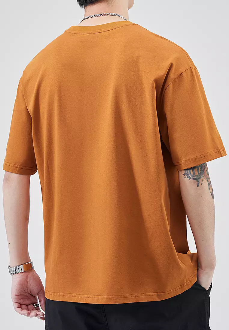 Letter Printed Short Sleeve T-Shirt AY-D902