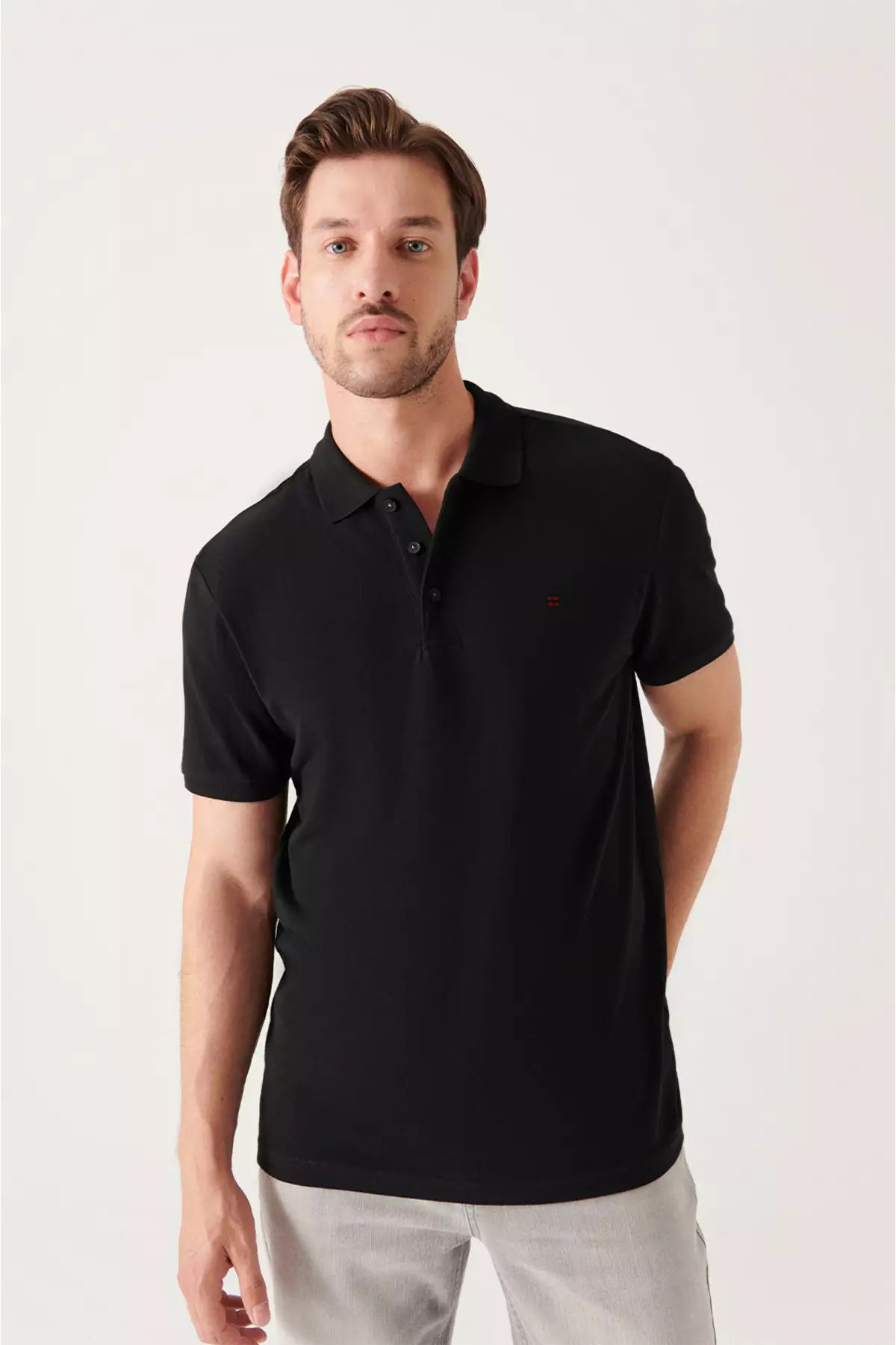 Cotton Embroidery Polo Shirt