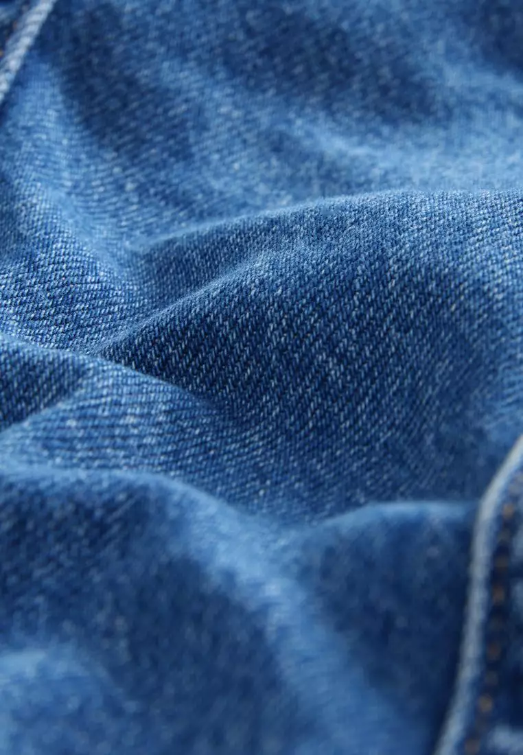 Denim Maxi Shirt Dress