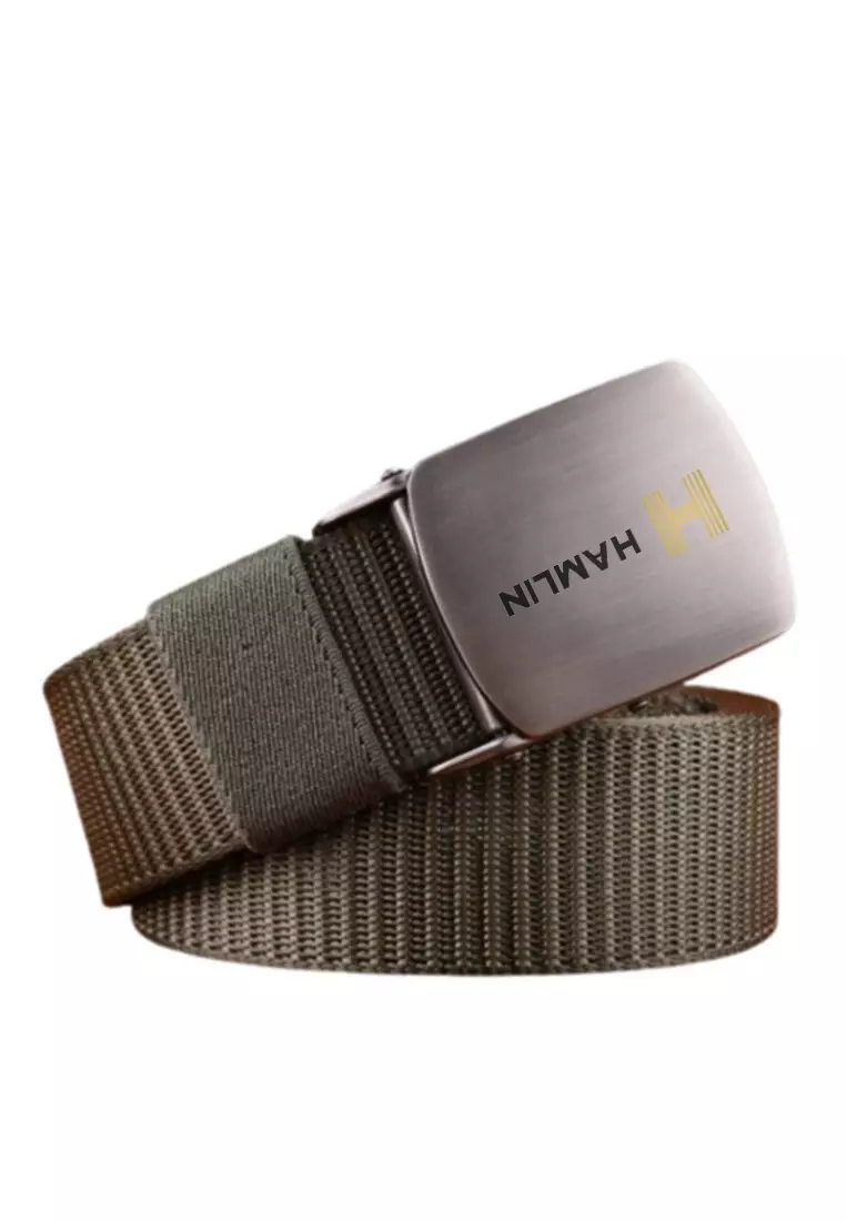 Joseph Belt Tali Ikat Pinggang Pria Material Canvas Comfortable Buckle ORIGINAL - Green