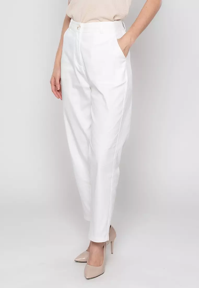 Crezelle Slim-Fit Pants with Pocket Detail