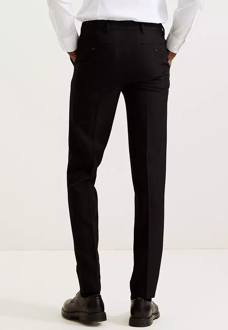 Skinny Fit Formal Trousers