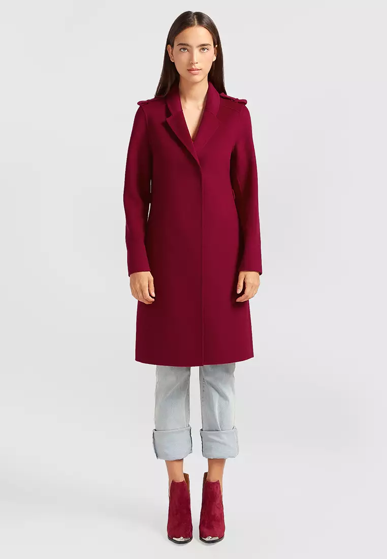 Red a line coat sale