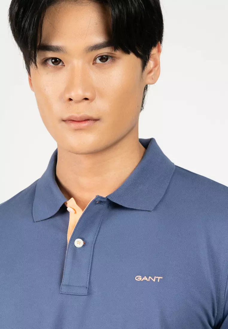 Contrast Pique Polo Shirt