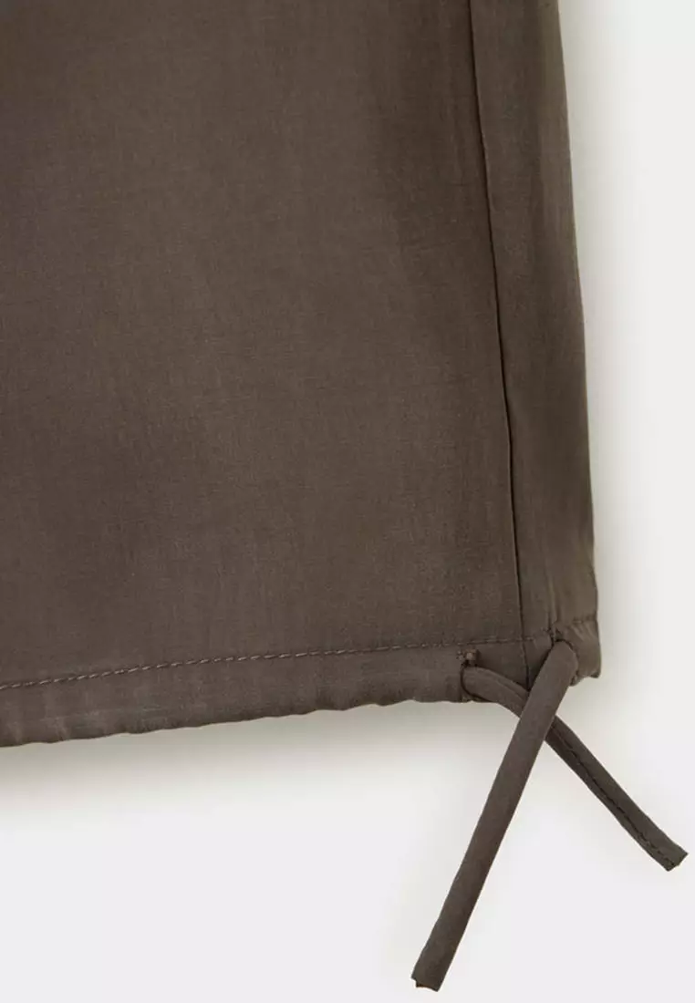 Elastic Waist Harem Pants