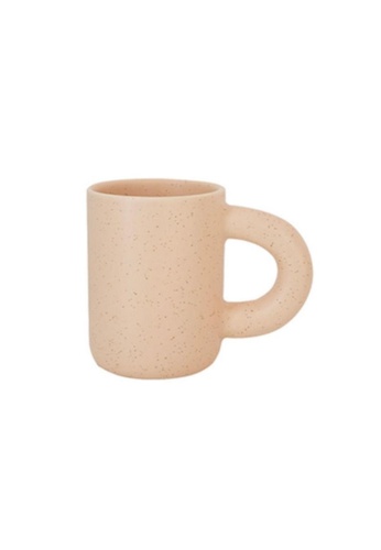 DILAS HOME Mid-century Fat Handle Mug (Beige) 99726HLCED5AFBGS_1