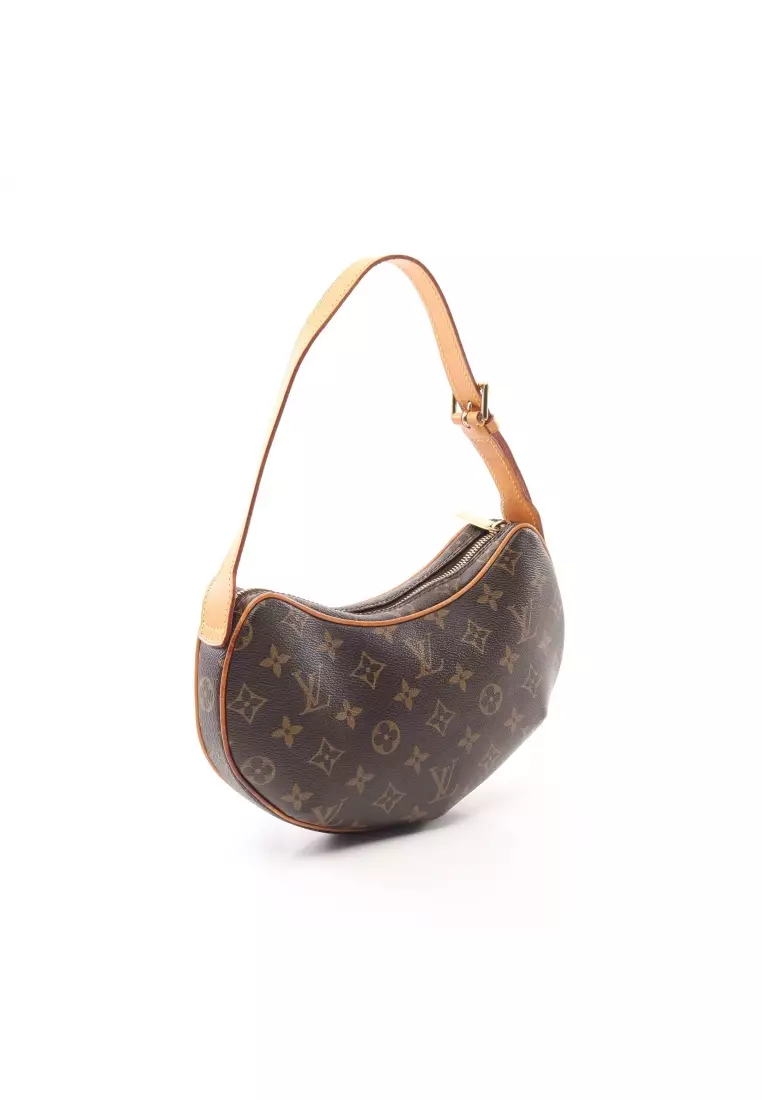 Louis Vuitton Pre-loved LOUIS VUITTON pochette croissant monogram Shoulder  bag PVC leather Brown 2023, Buy Louis Vuitton Online