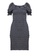 ZALORA BASICS black Shirred Puff Sleeve Chambray Dress 1019FAAA18120FGS_5