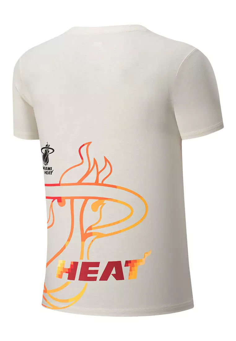 Cromatics Big Back Print Miami Heat Regular Fit Mens T-Shirt