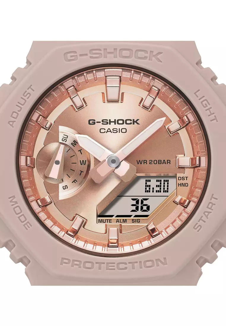 Buy G SHOCK G Shock GMA S2100MD 4A Women s Rose Gold Analog