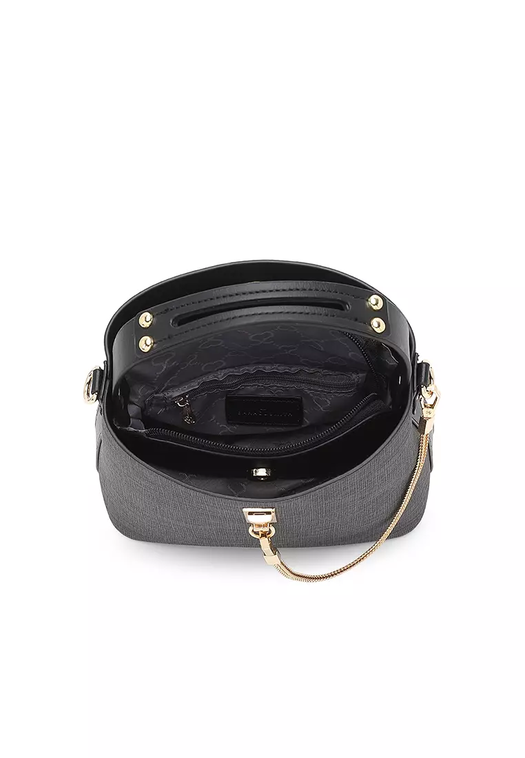 Women's Top Handle Bag / Sling Bag / Crossbody Bag - Black