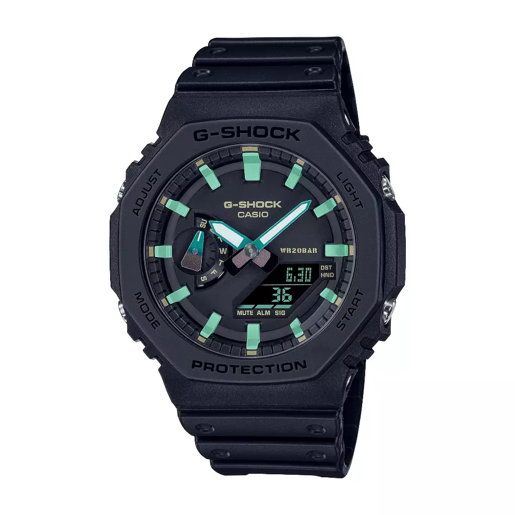 Casio G-Shock Jam Tangan Analog Digital Pria Original GA-2100RC-1ADR