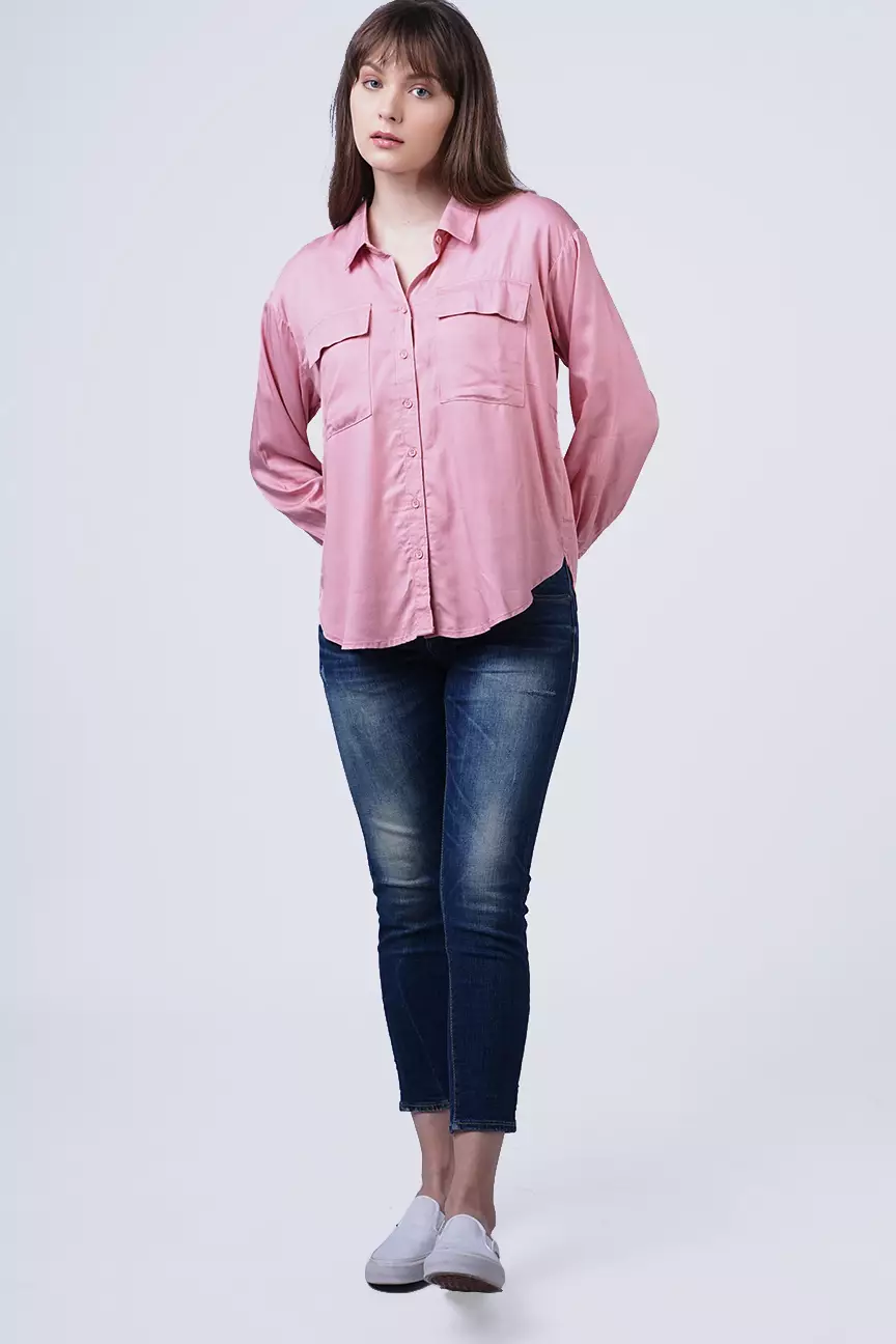 Kemeja Wanita Margo Pink