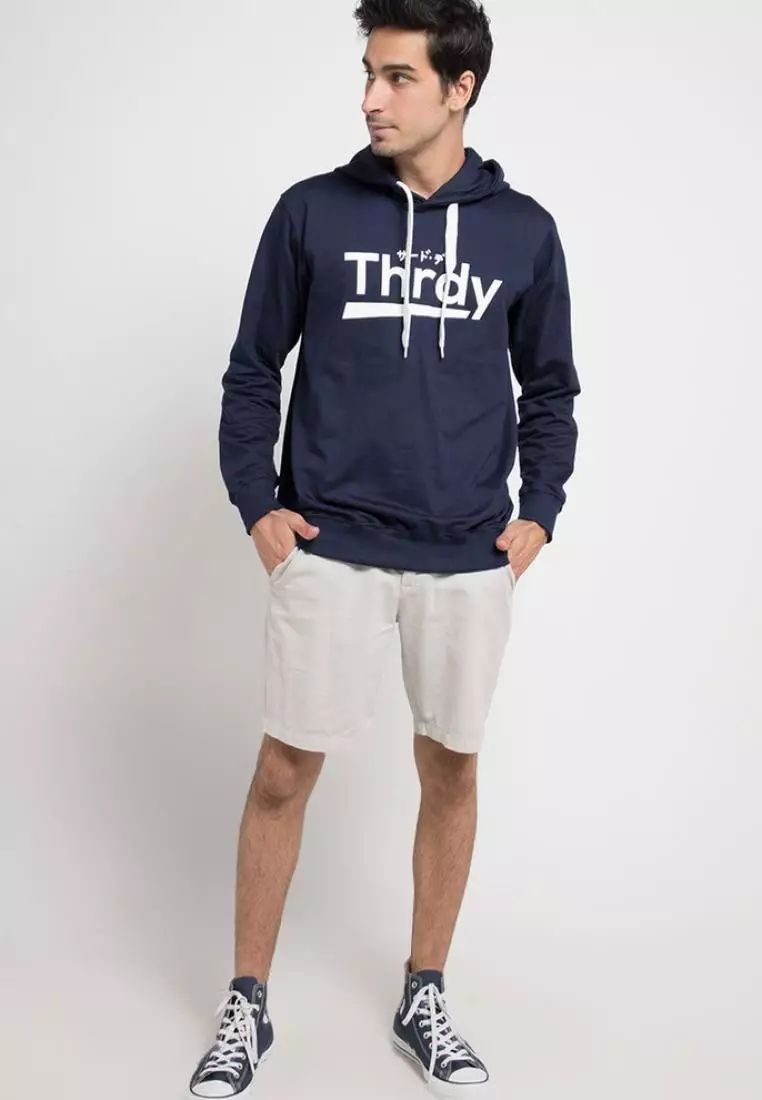 MO117D hoodies thrdy nv Hoodie Navy