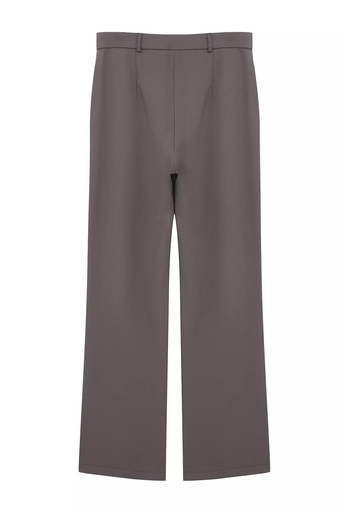 High Waist Straight Cut Trousers