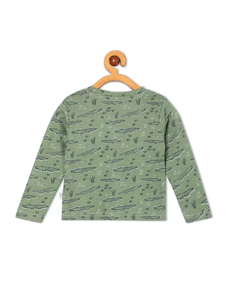 Baby and Kids Pajama Nightsuit Set- The Alligator