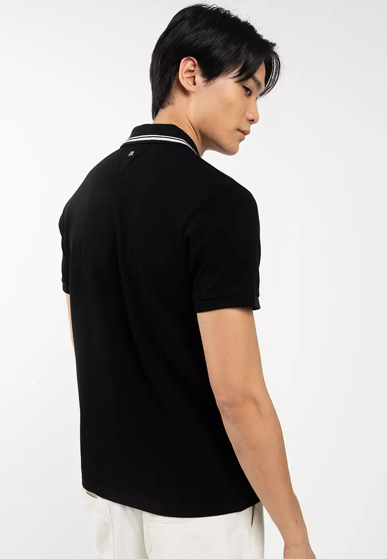 Contrast Piping Polo Shirt