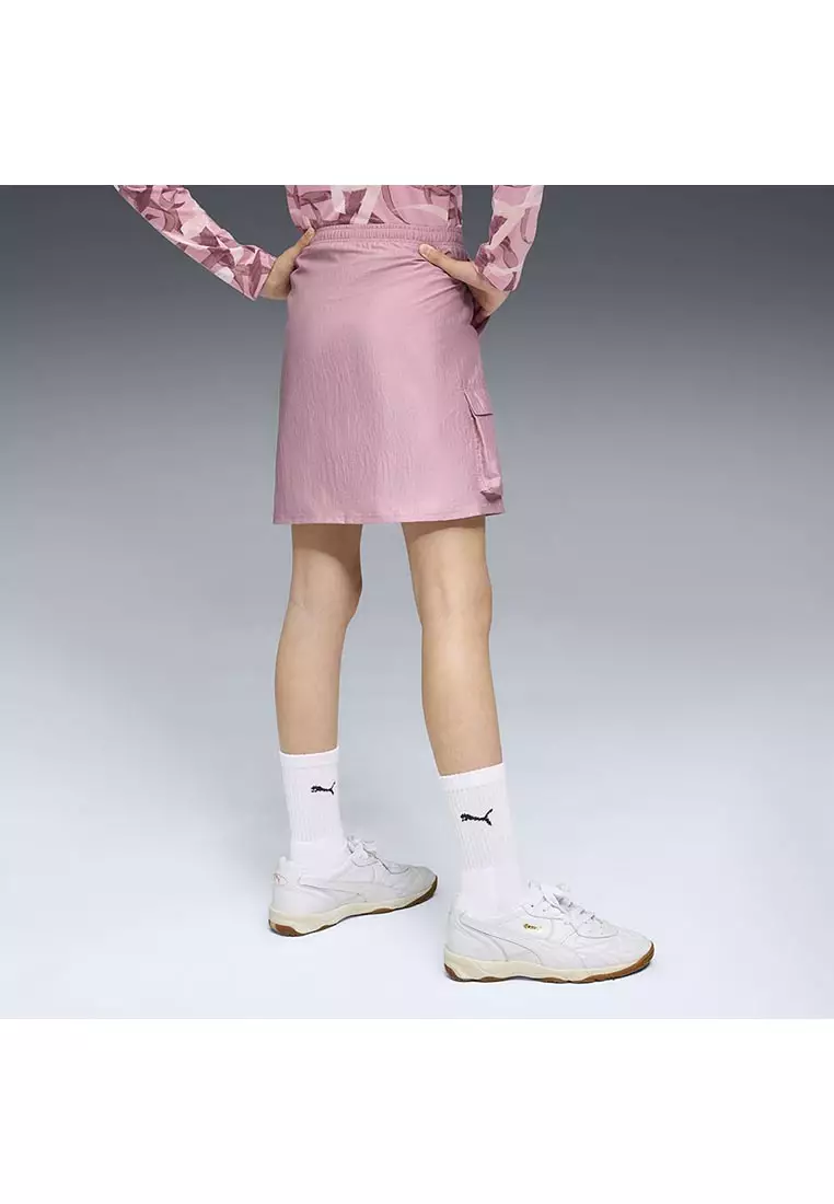 Bowtique Woven Cargo Skirt