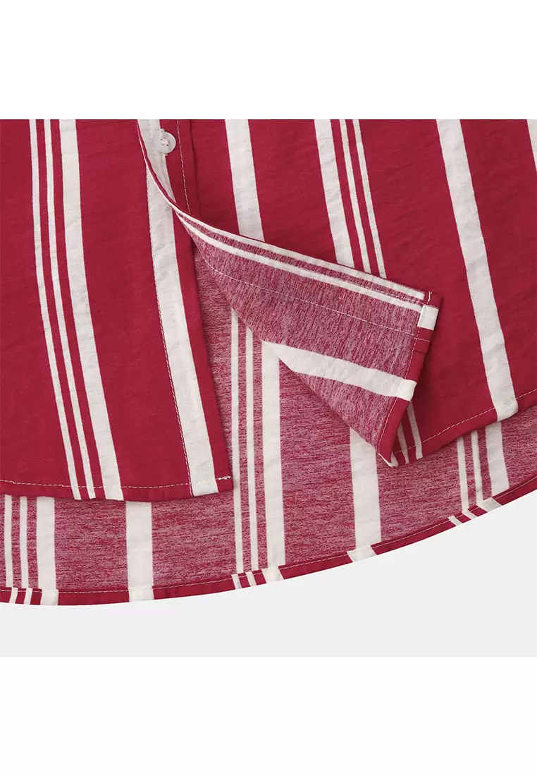 Striped Short-Sleeved Shirt YL-C279