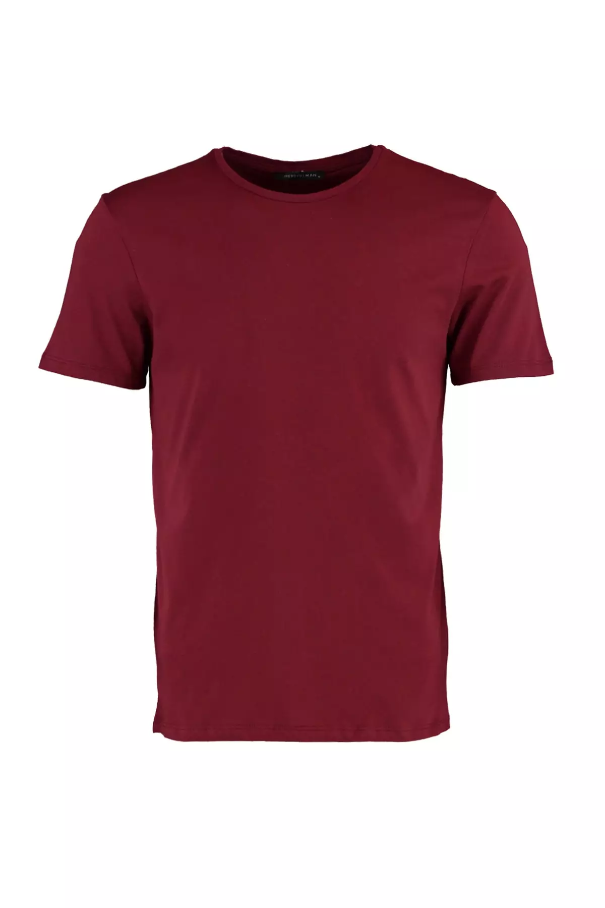 Black-White-Anthracite-Burgundy -Navy Blue Slim/Narrow 5-Pack Basic 100% Cotton T-Shirts Tmnaw20Ts0243