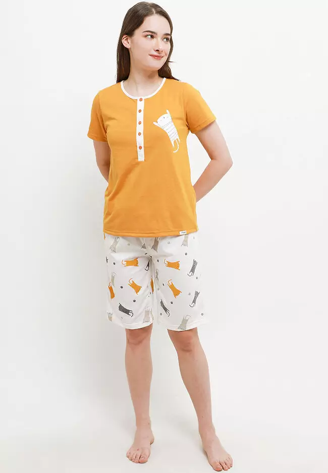 Pyjama Short Sleeve Short Pants Sleepwear