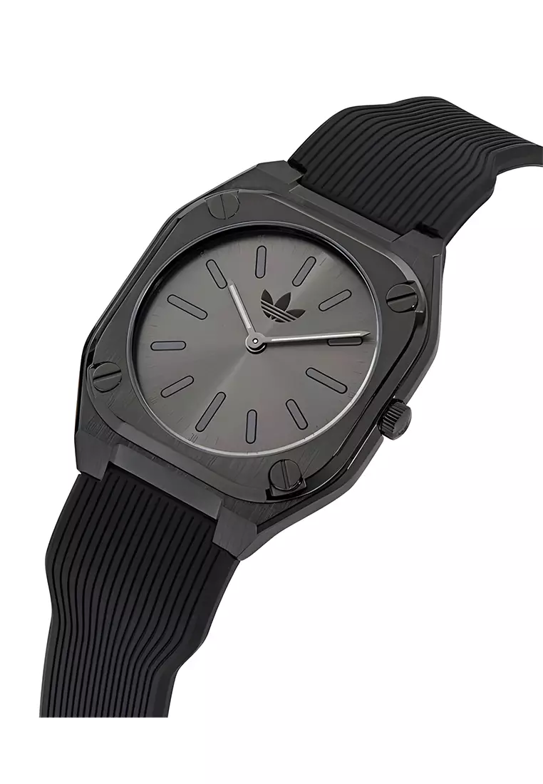 Adidas Gents Watch City Tech Thin - Jam Tangan Analog Unisex - Stainless Steel Case - AOFH24503