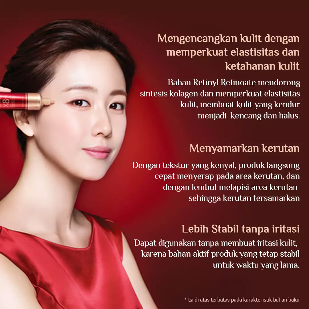 Holika Holika Enprani Retino X8 Pro Deep Wrinkle Spot Corrector - Menyamarkan Kerutan Dalam 14 Hari