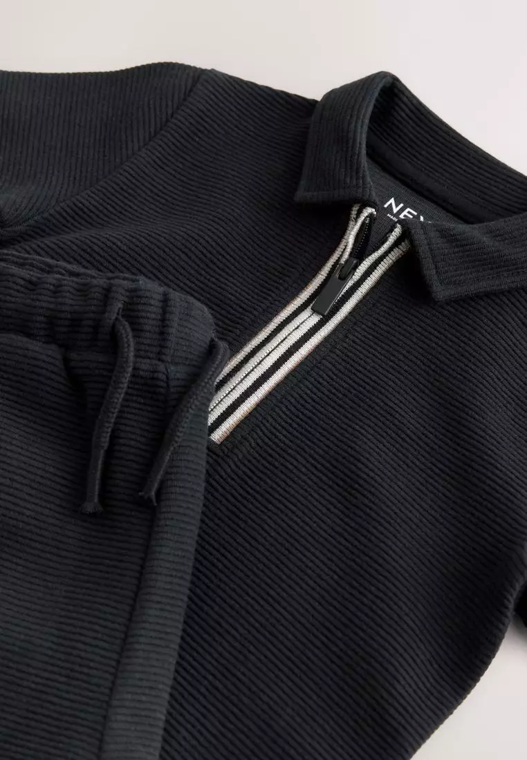 Short Sleeve Polo Shirt And Shorts Set