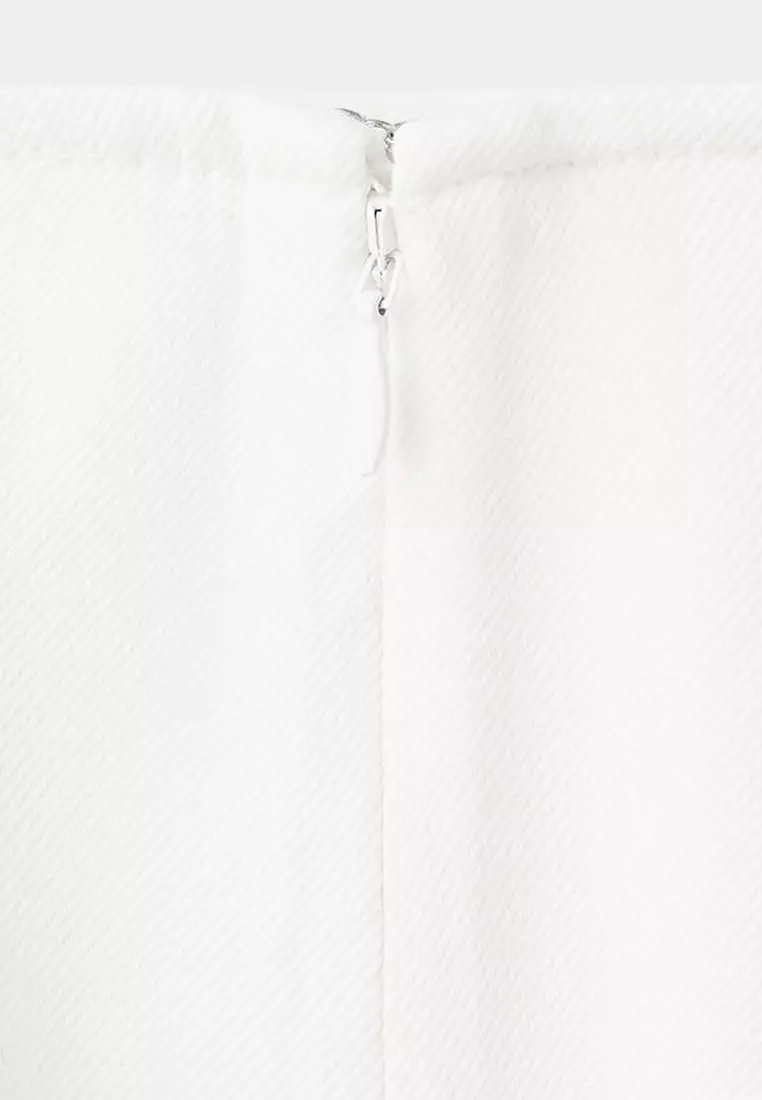 Midi Skirt With Godets
