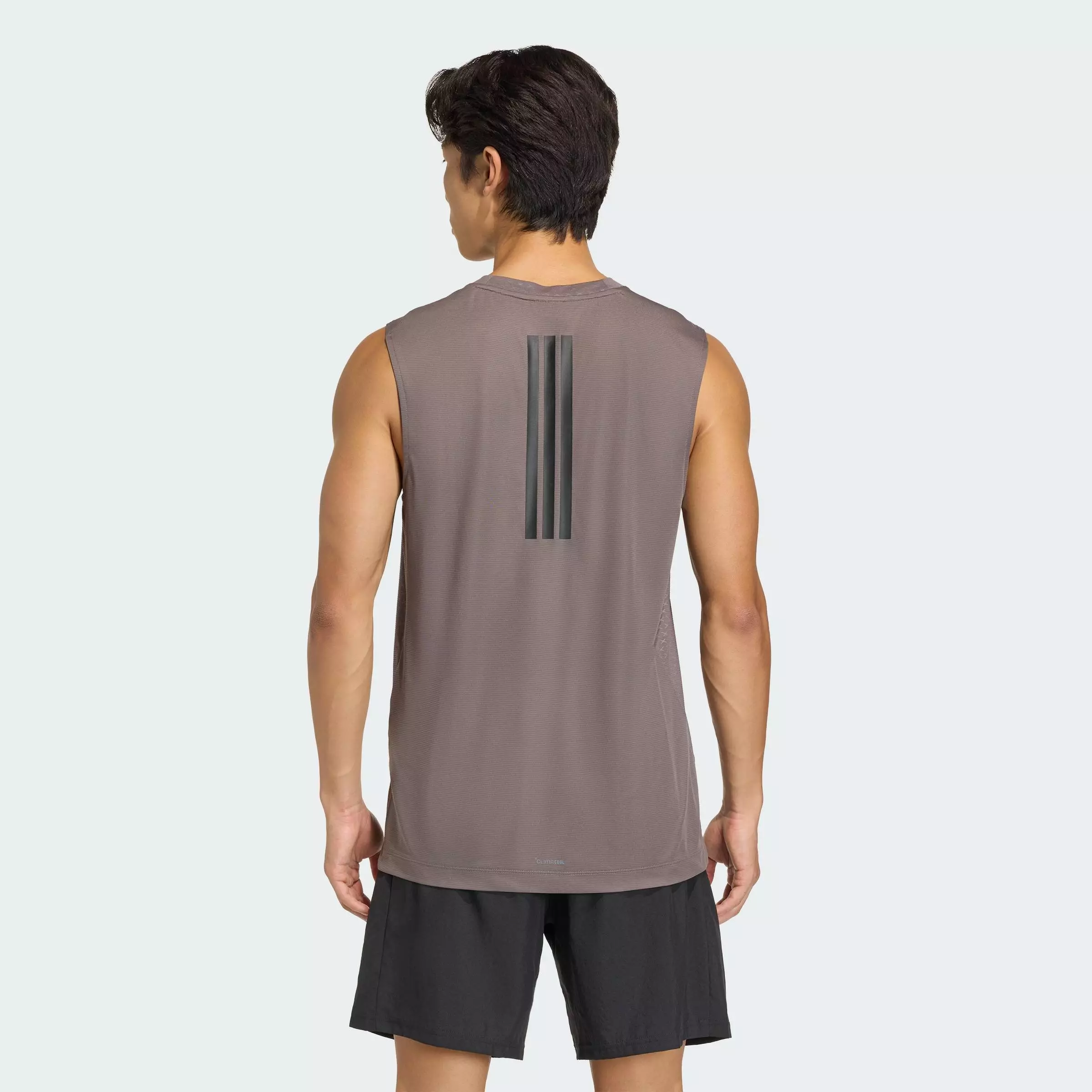 Gym & Training D4T PrimeLift 3 STRIPES TANK TOP Men Brown KD0375