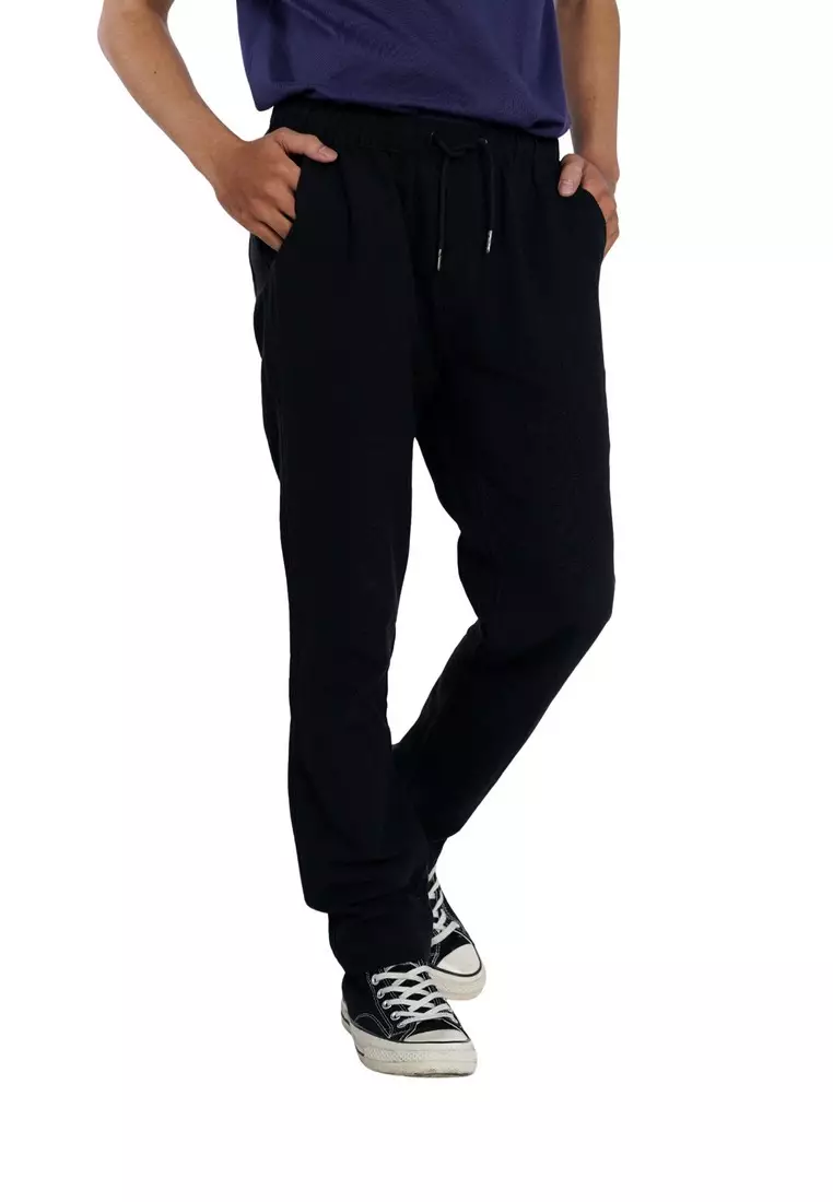 3Second Men's Long Drawstring Pants Regular Fit Cotton Viscose Ritmo HP-C140325