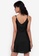 ZALORA BASICS 黑色 Cami Mini Dress D39F1AA7E69421GS_2