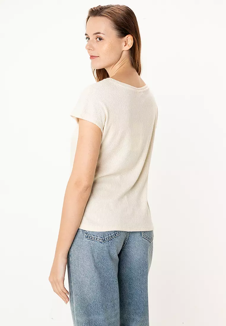 Buy Vero Moda Onaja Short Sleeves V-Neck Top 2025 Online