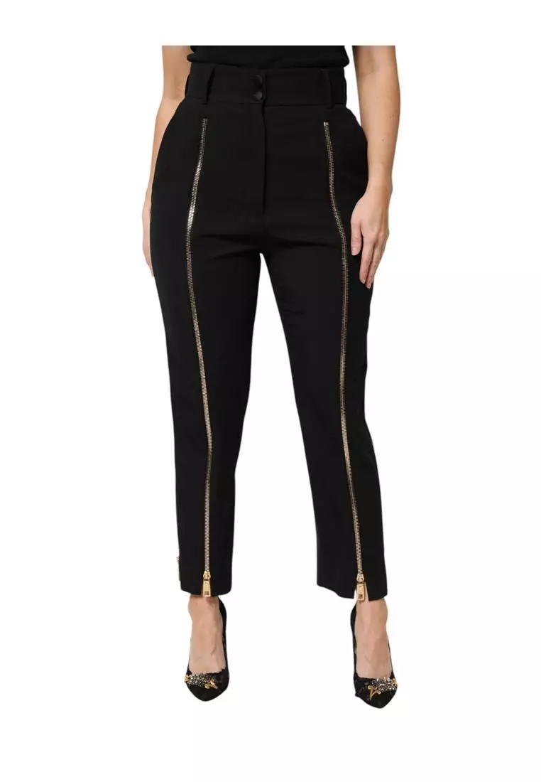 Buy Dolce Gabbana High Waist Tapered Wool Pants with 2025 Online