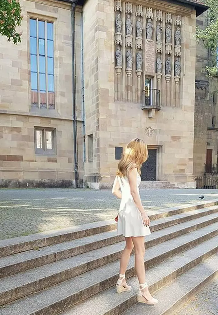 9CM 綁帶帆布船踭草地鞋 HB101