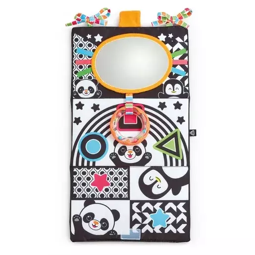 ELC Black & White Sensory Mirror & Travel Toy - Mainan Sensorik Bayi