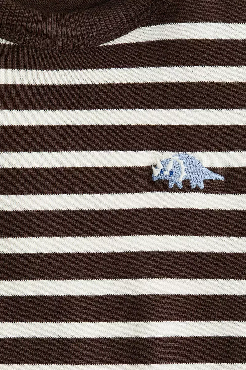 Long-sleeved cotton T-shirt