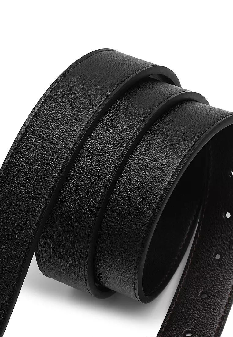 Buy Swiss Polo 35mm Reversible Pin Buckle Belt - Black 2024 Online ...