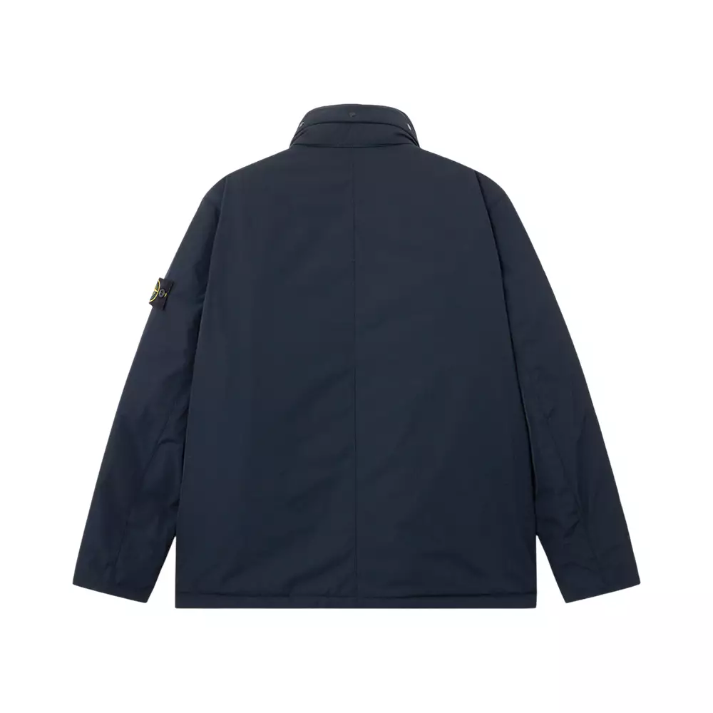 4100049 Micro Twill Padded Jacket Navy Blue