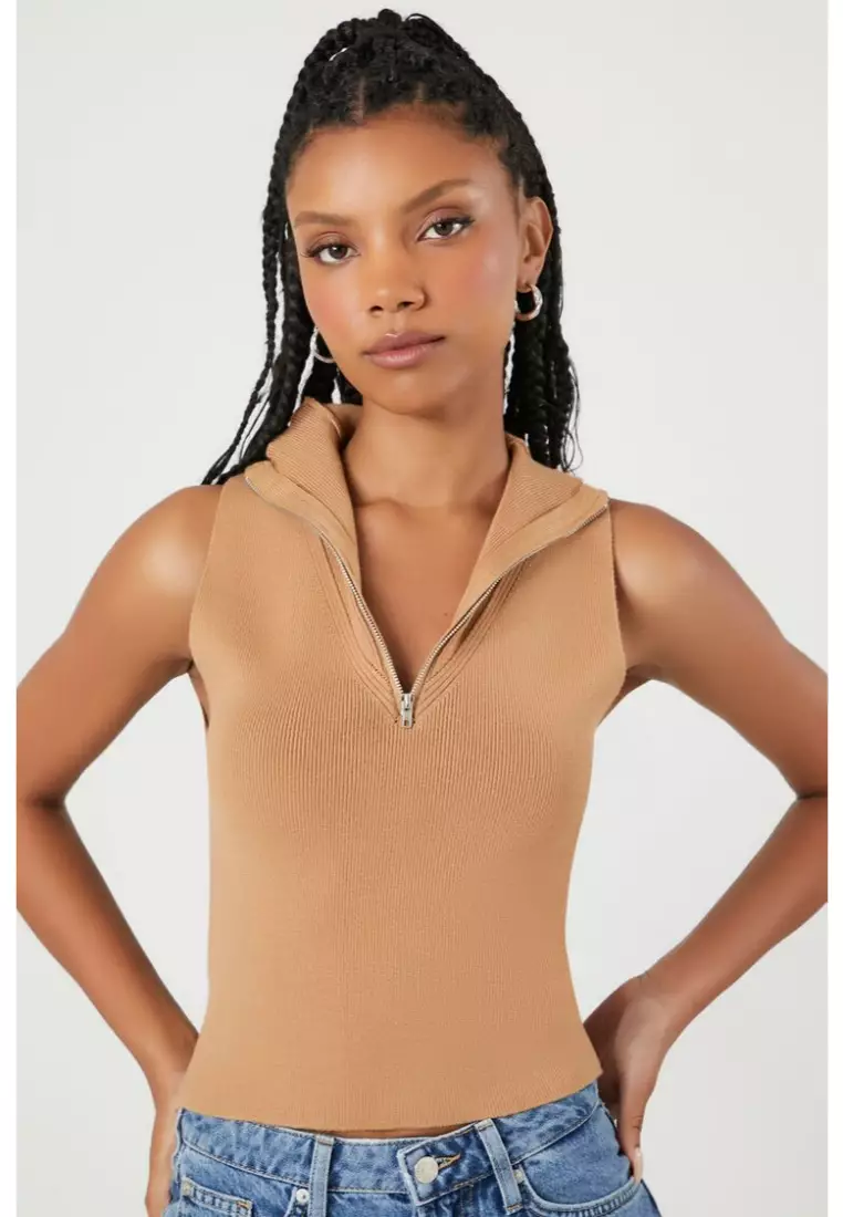 Sleeveless turtleneck top forever 21