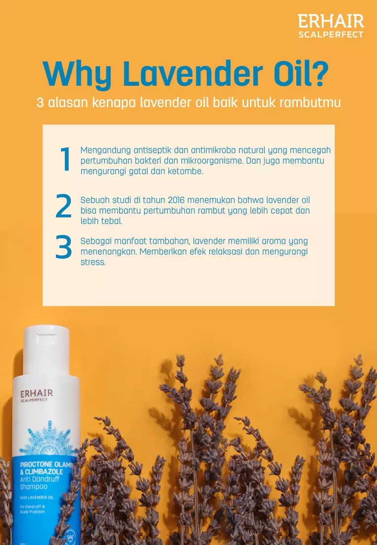 [ANTI KETOMBE] ERHAIR Scalperfect Anti Dandruff Shampoo 100ml 250ml 370ml - Sampo Anti Ketombe & Seboroik | Membersihkan Kulit Kepala Dan Rambut | Rekomendasi Ahli Dermatologi